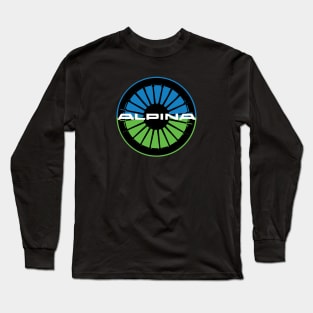 ALPINA Wheel Design Long Sleeve T-Shirt